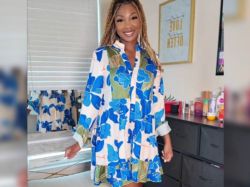 Watch knowfashionstyle print dresses on Amazon Live