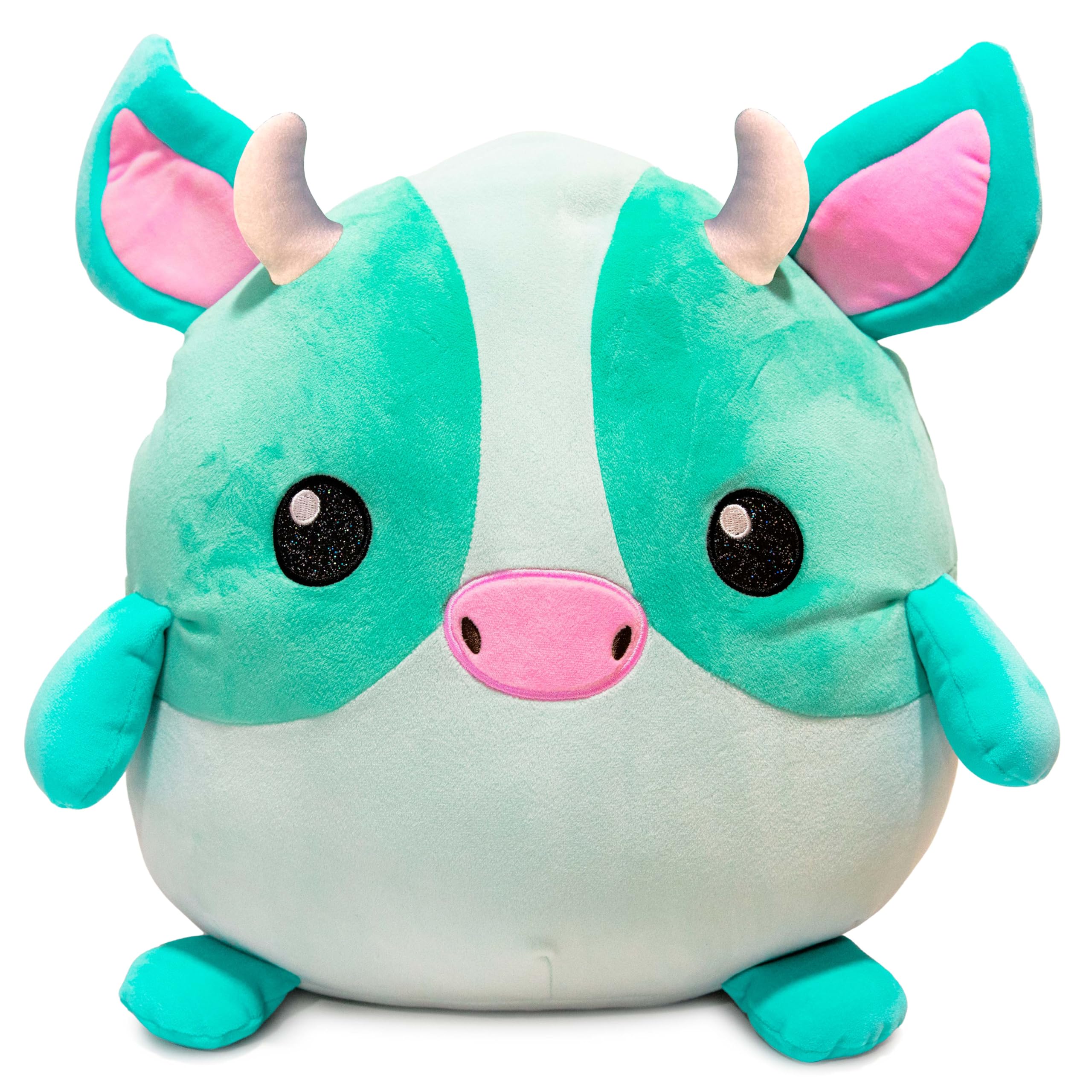 CRAZE Squishpets Milky Cow – 12 Inch Cute Plushies Soft Toy for Girls and Boys – Kawaii Stuffed Animal Cuddly Plush, for Children Age 3+