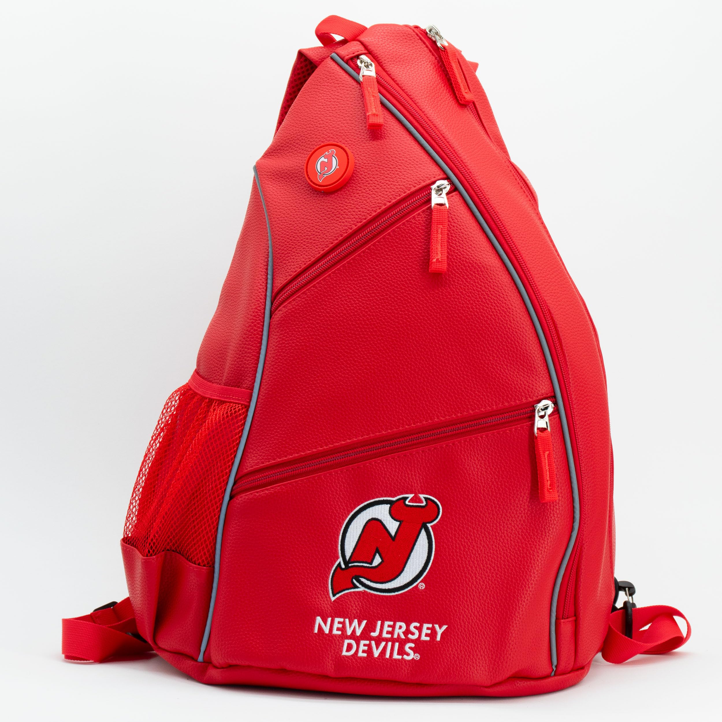 Team Golf Mochila de piel sintética, varios colores del equipo, grande