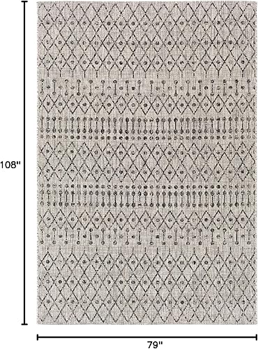 Vista 51 de Livabliss Hinata - Alfombra marroquí para exteriores, 12 x 15 pies, color negro