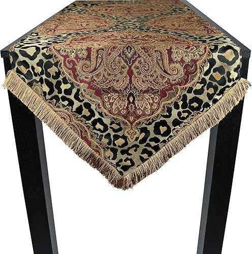 Miniatura 2 de Sherry Kline Tangiers - Camino de mesa de lujo de 18 x 108 pulgadas