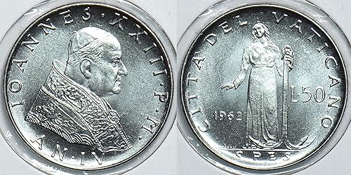 Collectible Coin Vatican 1962 50 Lire 198429