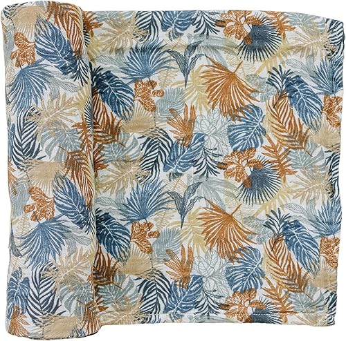 Vista 67 de Mebie Baby Manta de muselina Autumn Bloom, manta moderna y neutra para bebé niña o niño, mantas suaves para bebé, manta para recién nacido, 0-3