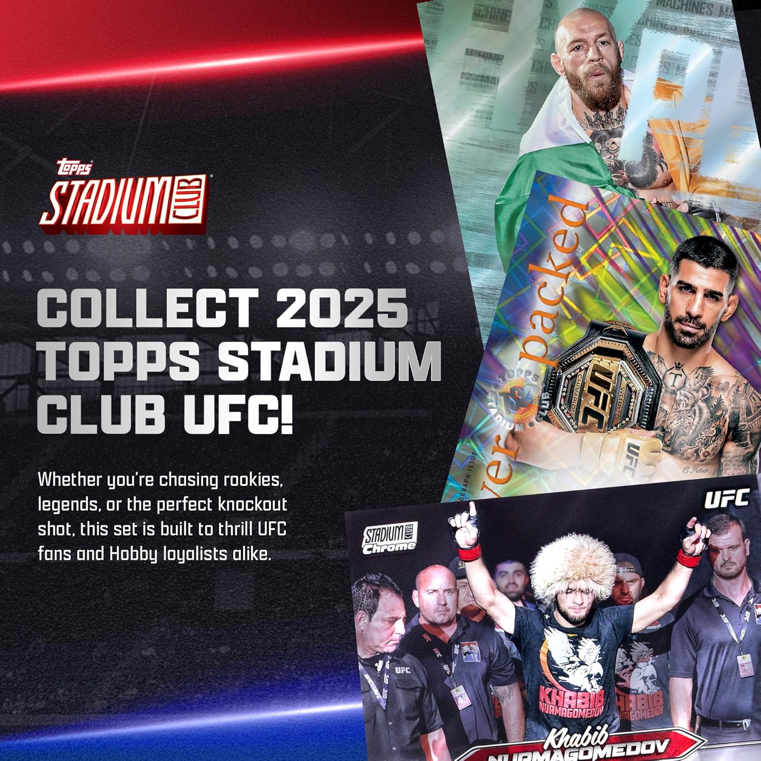 2025 Topps Stadium Club UFC - Factory Sealed - Mega Box