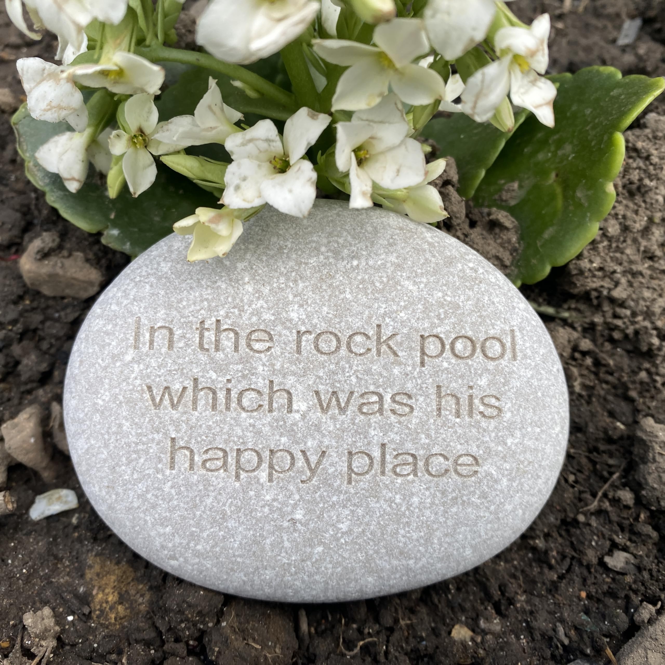 Piedra natural grabada personalizada, grande, aniversario de matrimonio y cumpleaños, fecha, marcador de tumba, conmemorativo, regalo de agradecimiento