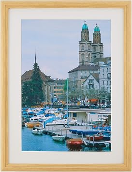 FUJICOLOR IM-30 407307 Wooden Frame, Wide 4 Pieces, Wood Grain