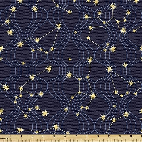 Miniatura 74 de Tela de panda Lunarable de The Yard, diseño de oso asiático con dibujos animados comiendo hojas y ramas, animal silvestre, tela decorativa para