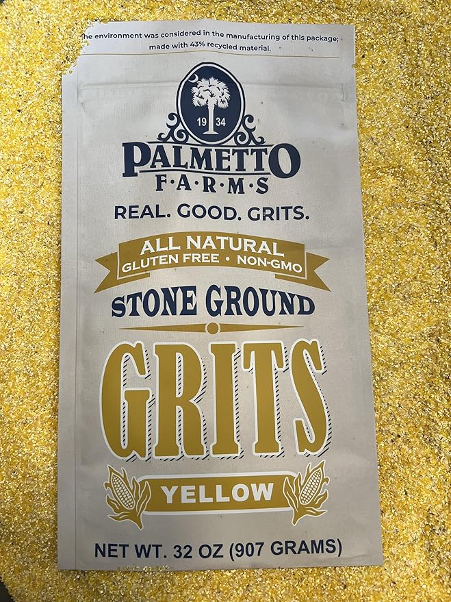 Sémola de Maíz Amarillo Molida en Piedra PALMETTO FARMS 32 OZ miniatura 3