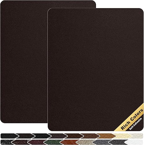 Vista 19 de KING MOUNTAIN Parche de reparación de cuero, cinta de reparación de cuero autoadhesiva de 4 x 63 pulgadas para muebles de cuero dañados, asientos