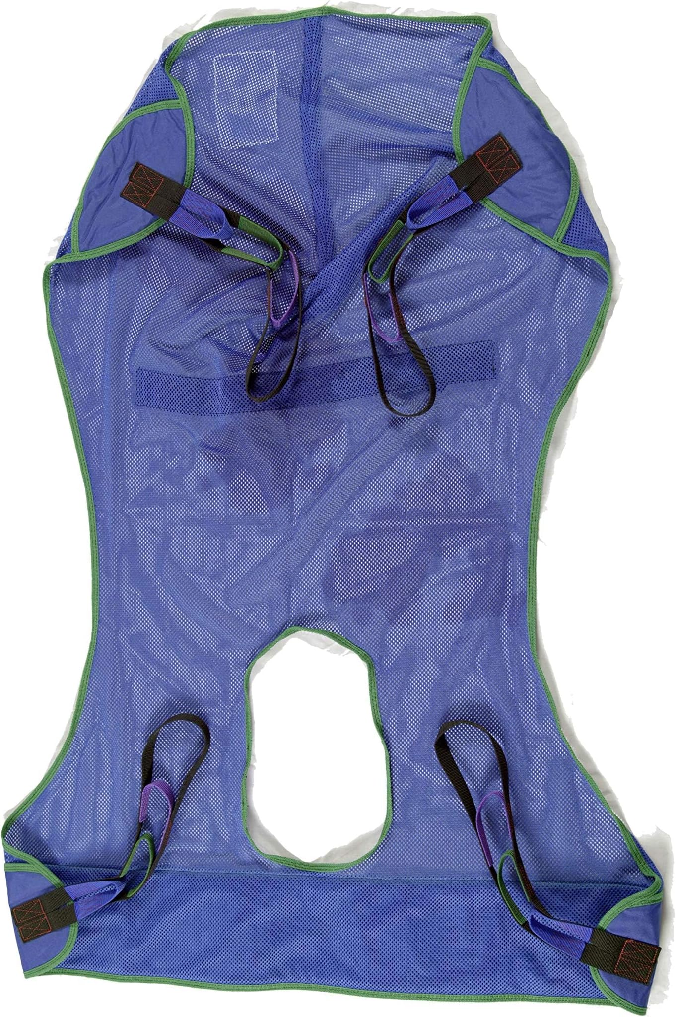 Universal Full Body Mesh Lift Sling With Commode Opening, Large, 56" x 43.5" - Polyester Slings for Patient Lifts - Compatible with Hoyer, Invacare, McKesson, Drive, Lumex, Joerns