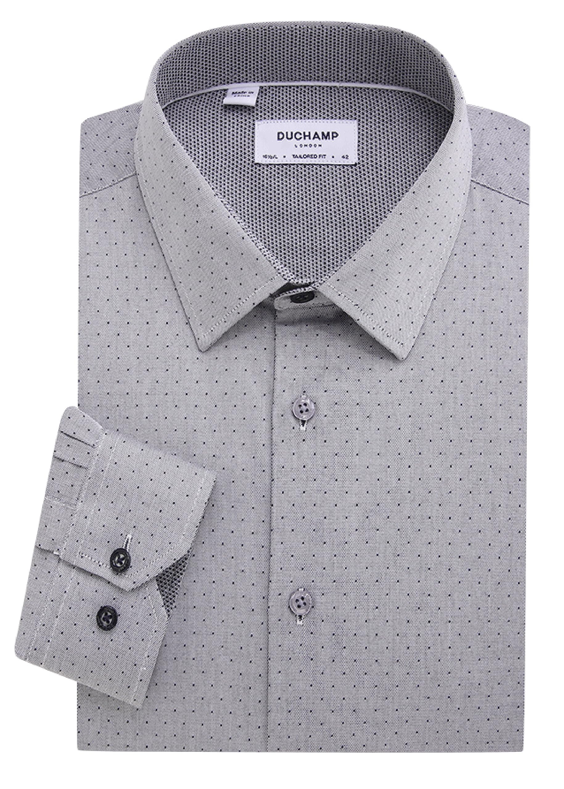 Duchamp London Fancy Dot Dress Shirt