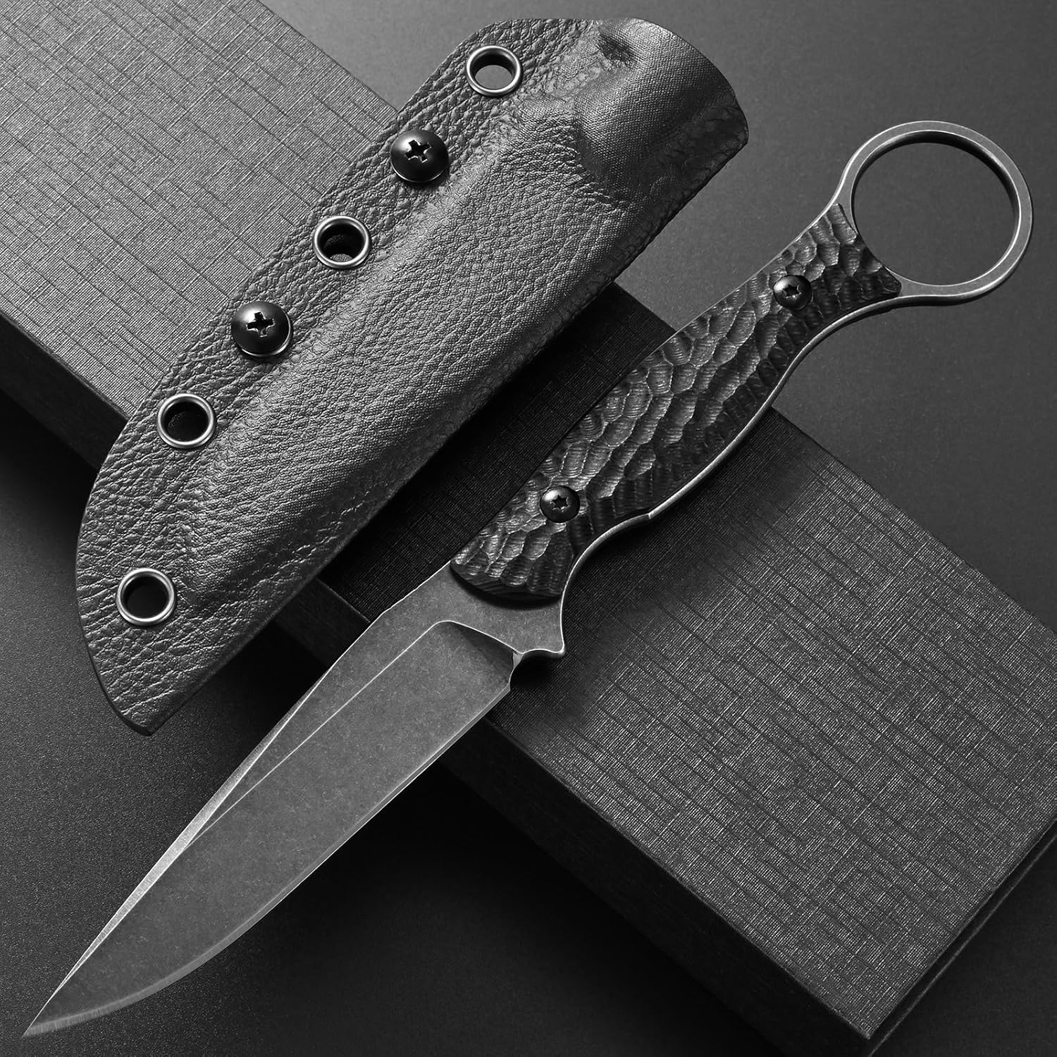 GTK344 Fixed Blade Knife D2 Steel Blade Full Tang G10 Handle Small EDC Tool Fix Knifes for Camping Survival Outdoor - Image 2