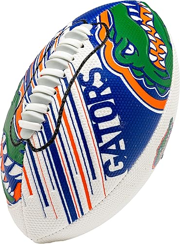 Miniatura 7 de Franklin Sports NCAA - Mini balón de fútbol juvenil - 8.5 pulgadas SPACELACE textura de fácil agarre, perfecto para niños