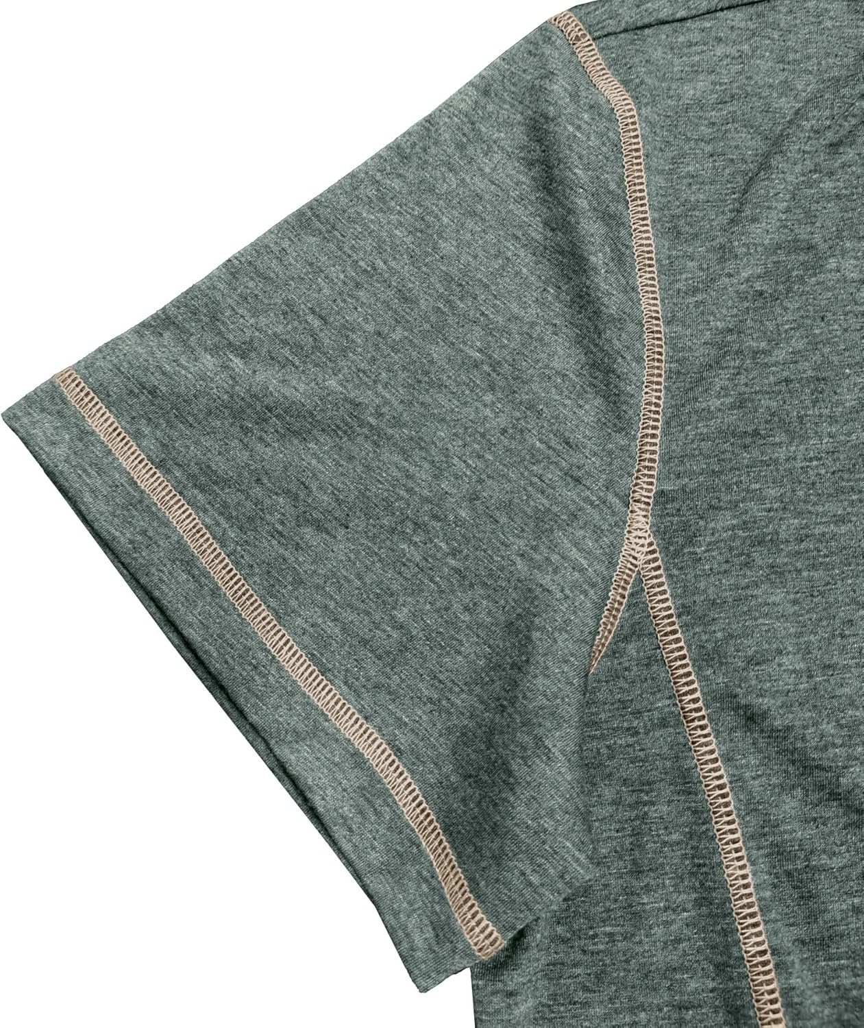 Mens Casual Polo Shirts Athletic Short Sleeve Classic Button Tees Slim Fit Shirt with Pocket - Image 2