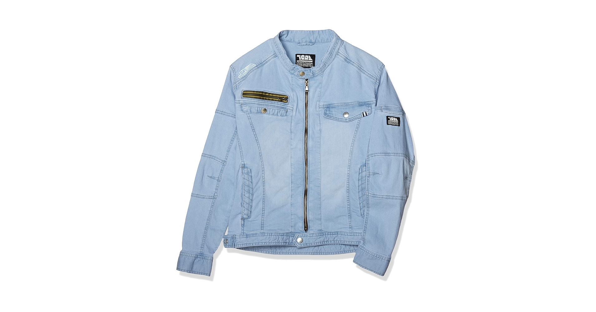 TORAICHI Cool Jacket Lサイズ 充電器付 Toraichi 8970-554 Men's Biker Jacket, Denim Biker Jacket, 29