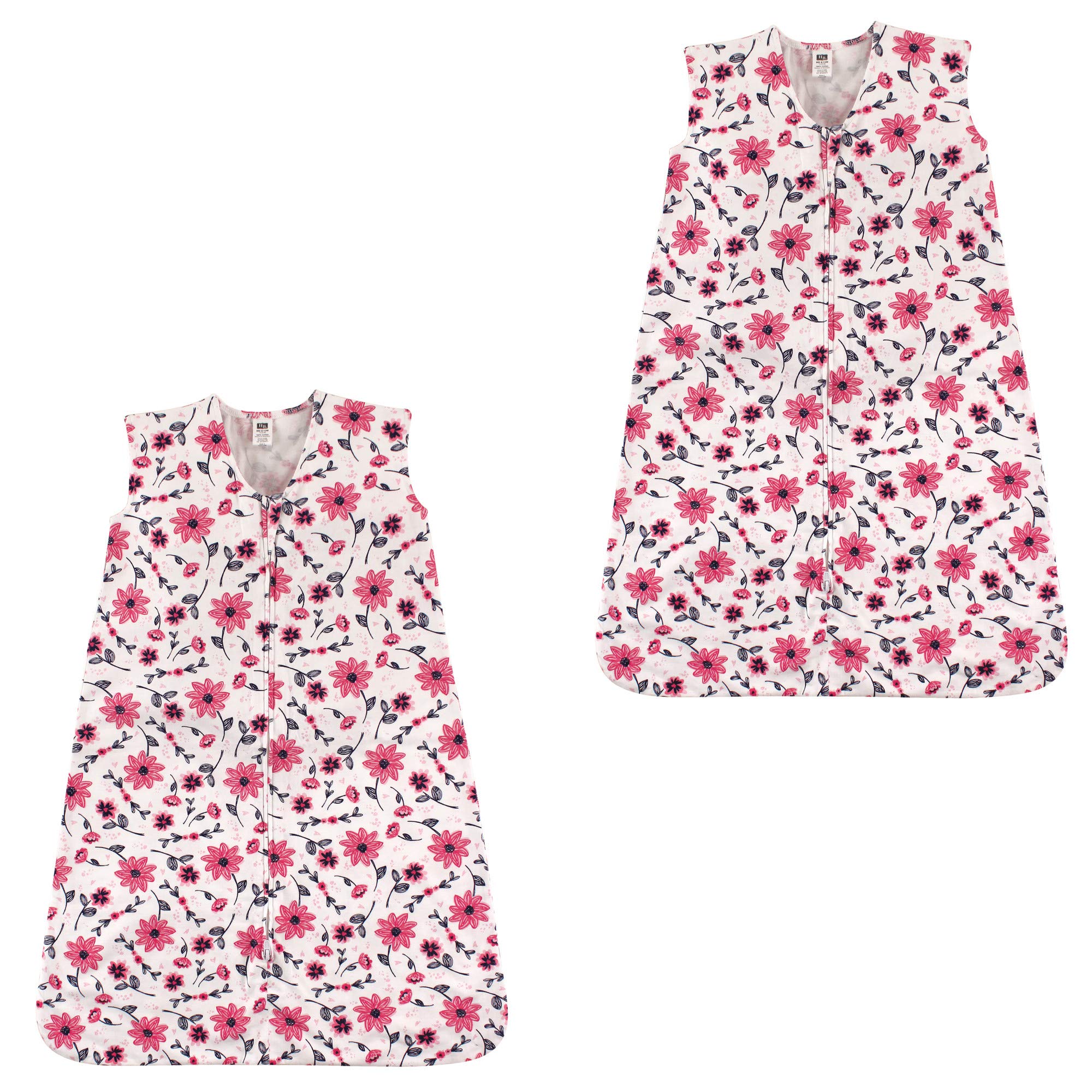Hudson Baby Unisex BabyCotton Sleeveless Wearable Sleeping Bag, Sack, Blanket