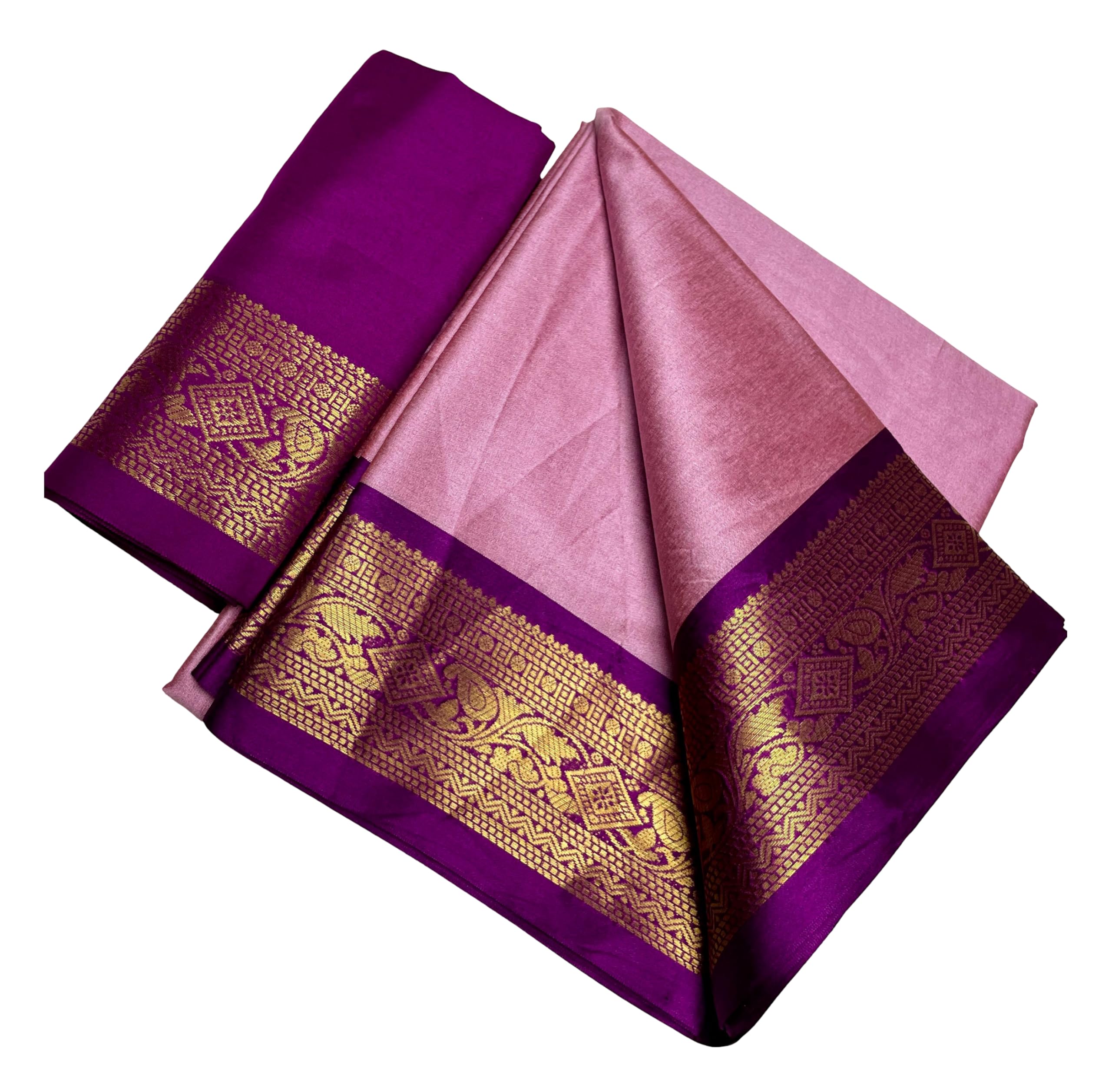paramparik textile Traditional Handloom Silk Saree with Gold Zari Border, Lime Green and Dark Green, Ethnic Wedding Collection-picture-49