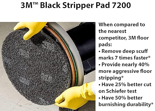 Miniatura 6 de 3M Kit de aplicador Easy Shine, 1/estuche y almohadilla pelacable negra 7200, 20 pulgadas, 5/estuche