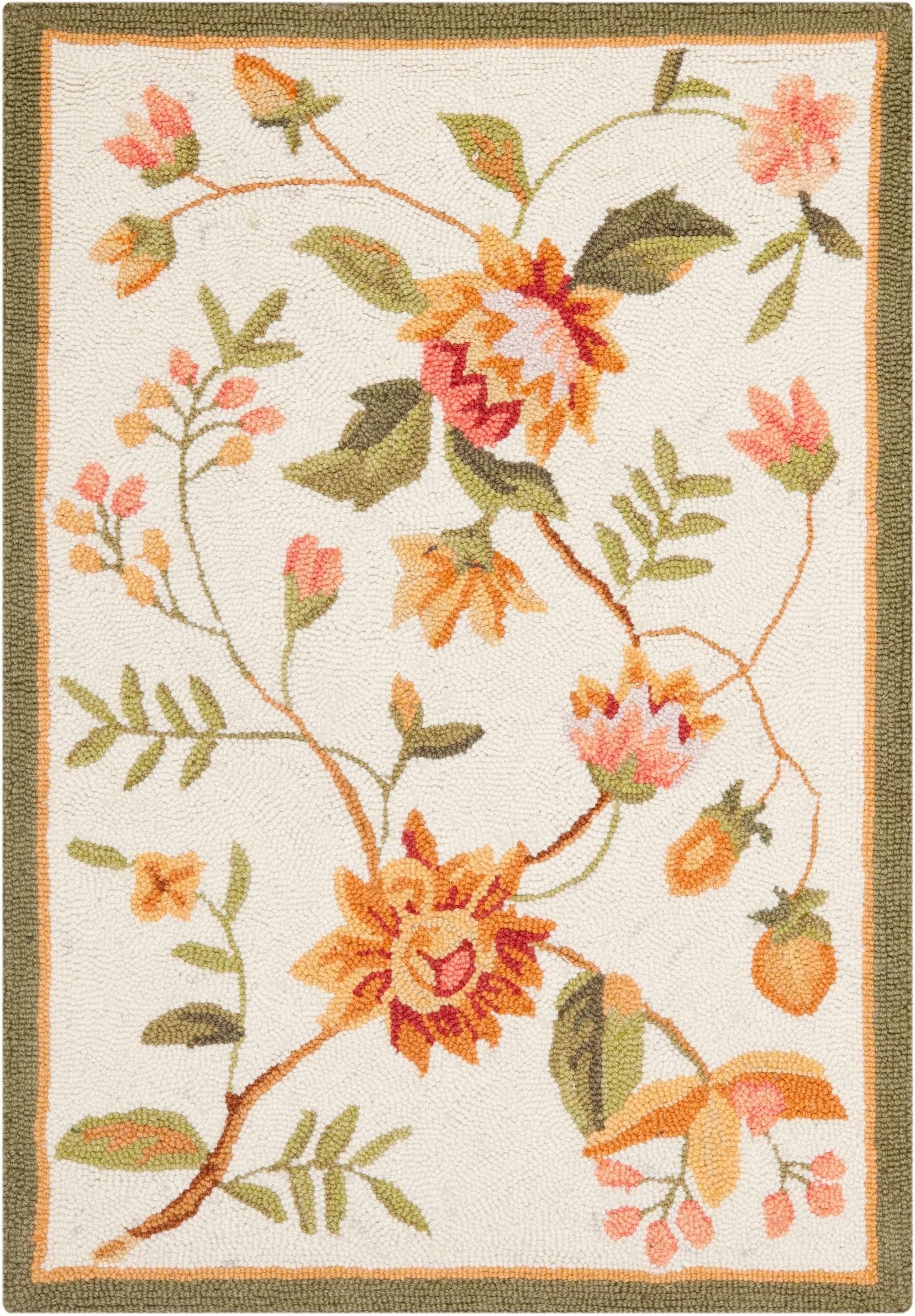 Amazon.com: Park Designs Red House Hooked Rug, 24 x 36 : Home & Kitchen