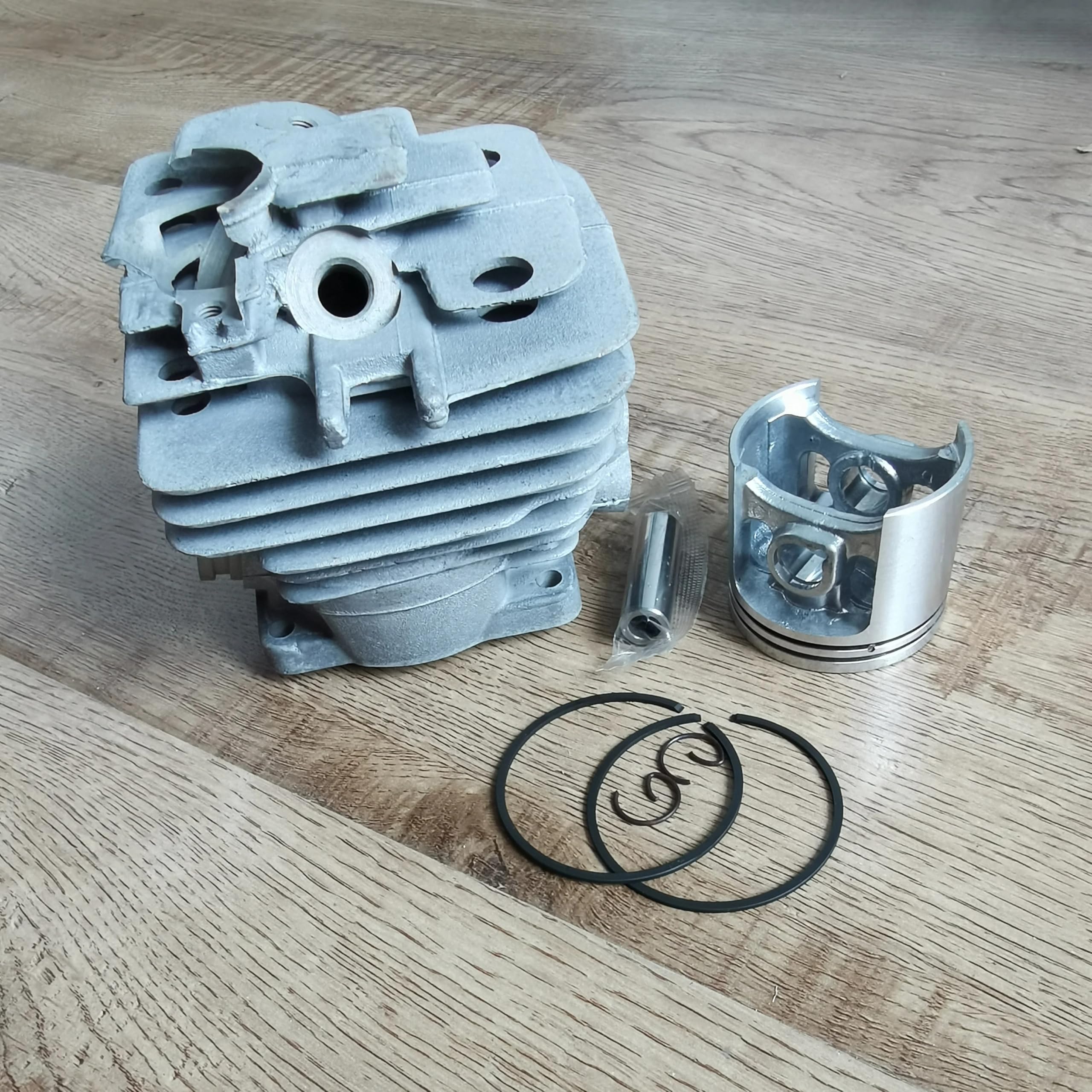 DUNLAP Zestaw tłoka cylindra platerowanego Nikasilem pasuje do części zamiennych do pił łańcuchowych MS361 47MM