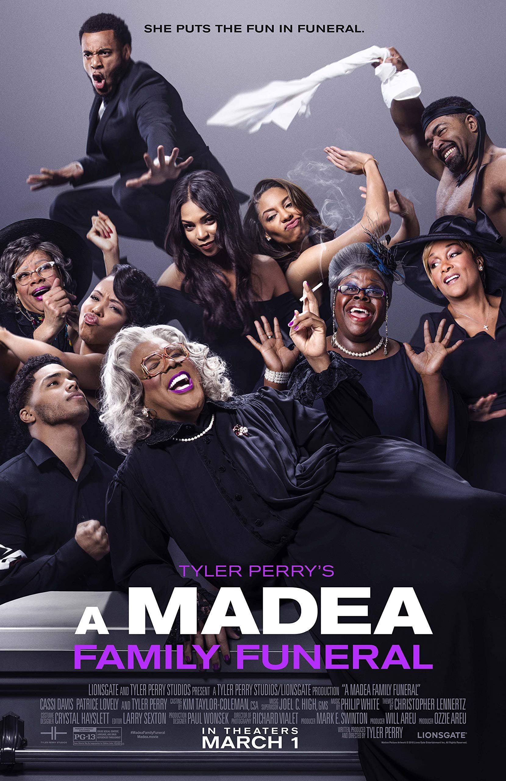 newhorizon Tyler Perrys A Madea Family Funeral Movie Poster 17'' x 26'' NOT A DVD