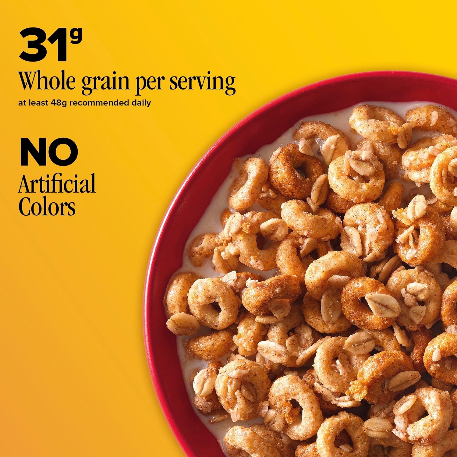 Cheerios Oat Crunch Cinnamon Breakfast Cereal - Image 4