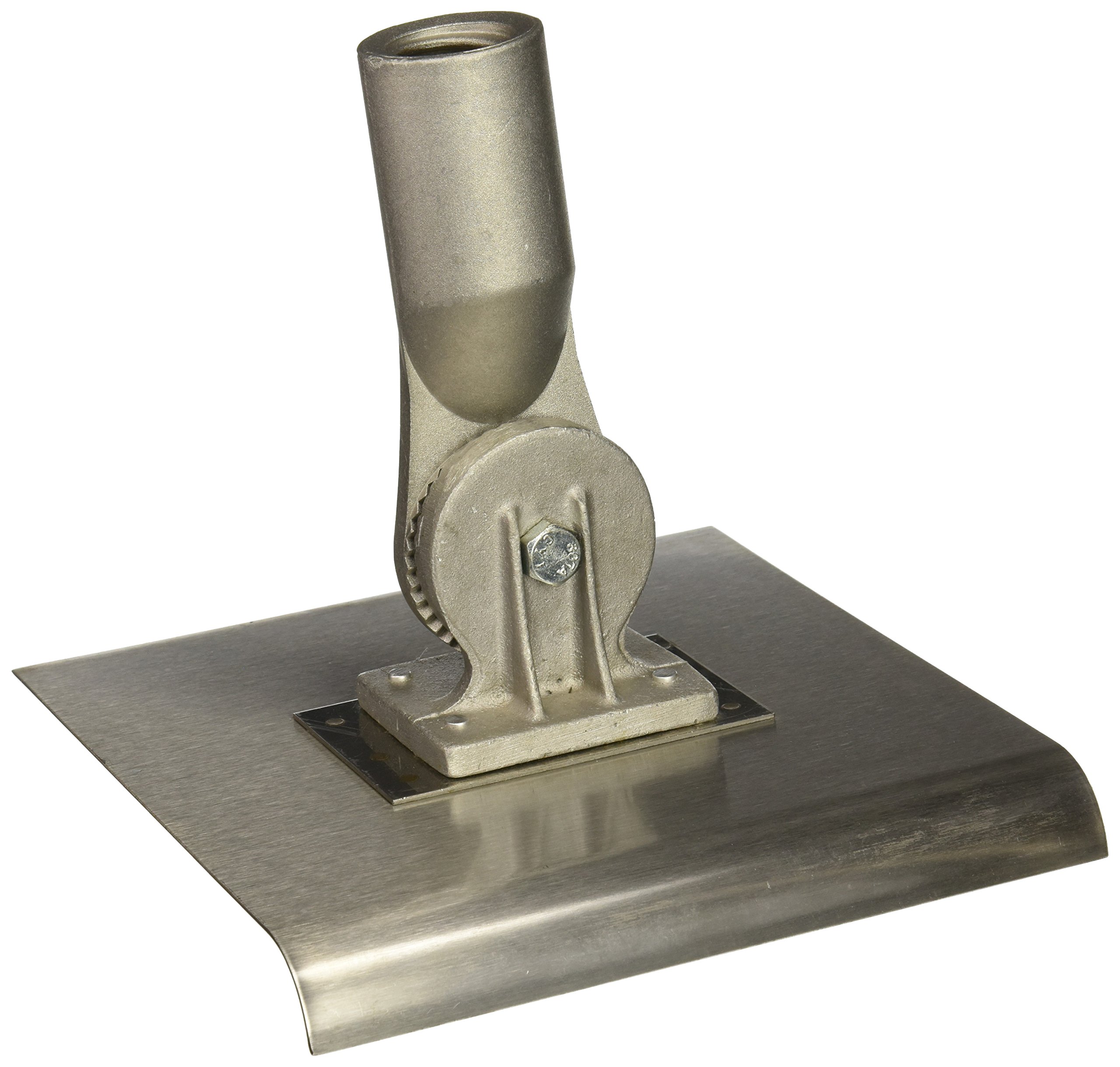 Kraft Tools CC038 8"x8" Stainless Steel Walking Seamer/Edger 3/4"R w/Threaded Handle Socket