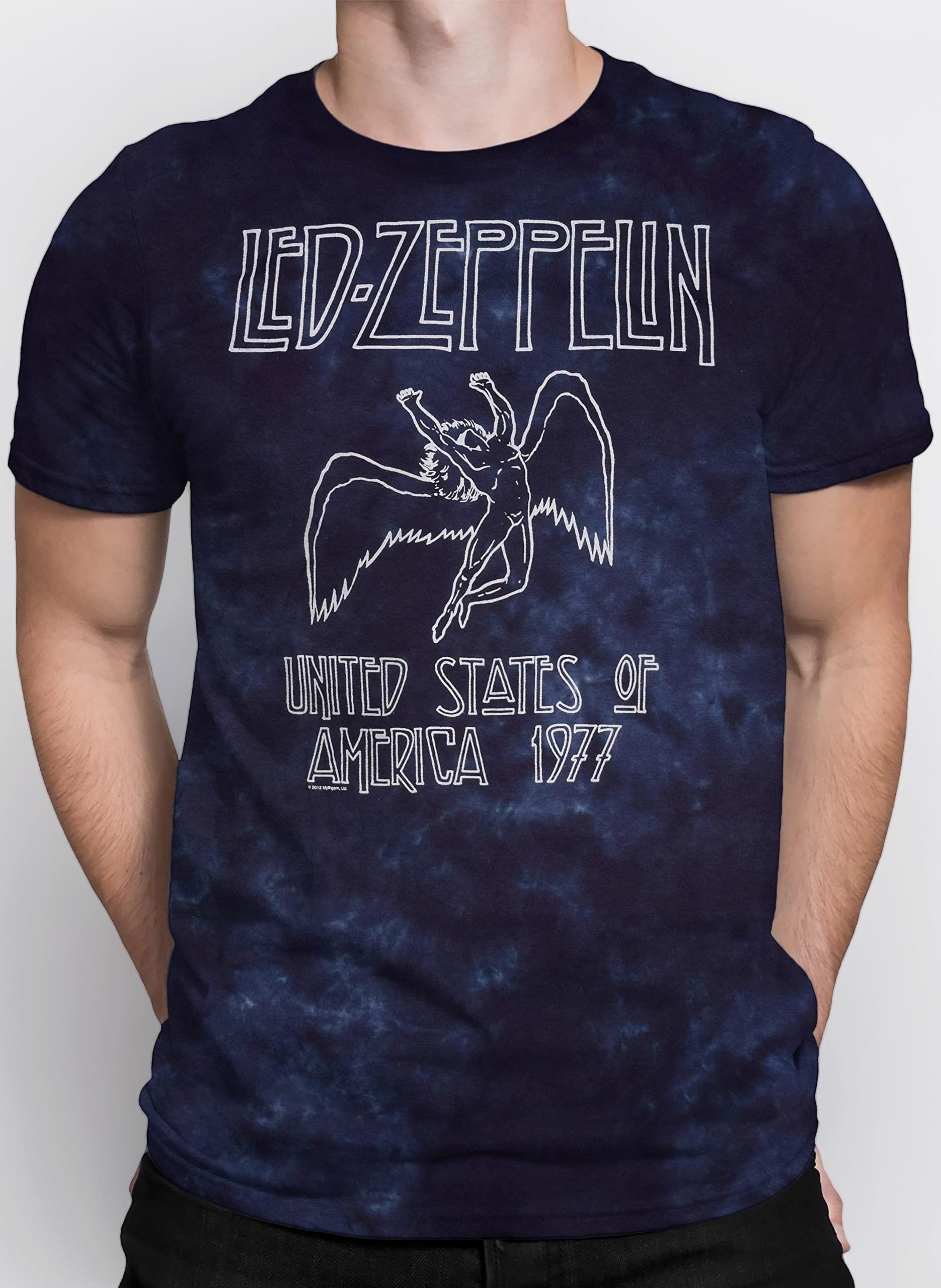 Men's Led Zeppelin USA Tour '77 T-Shirt, Black