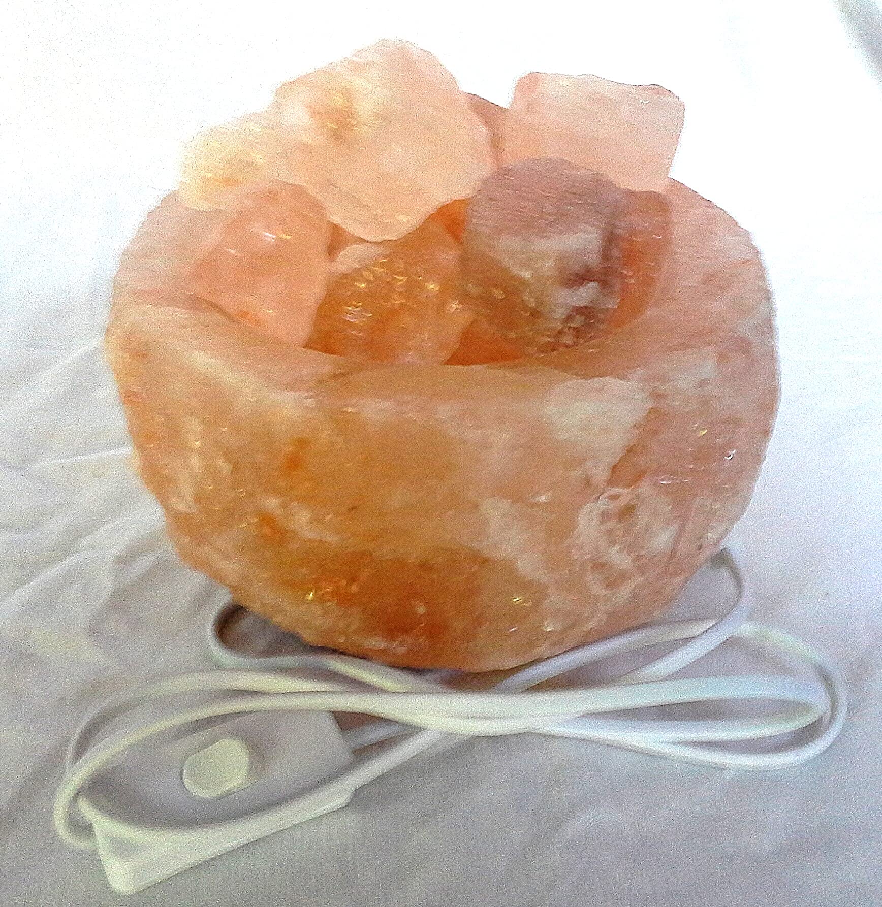 Braciere di sale rosa Salgemma, Himalaya grezzo