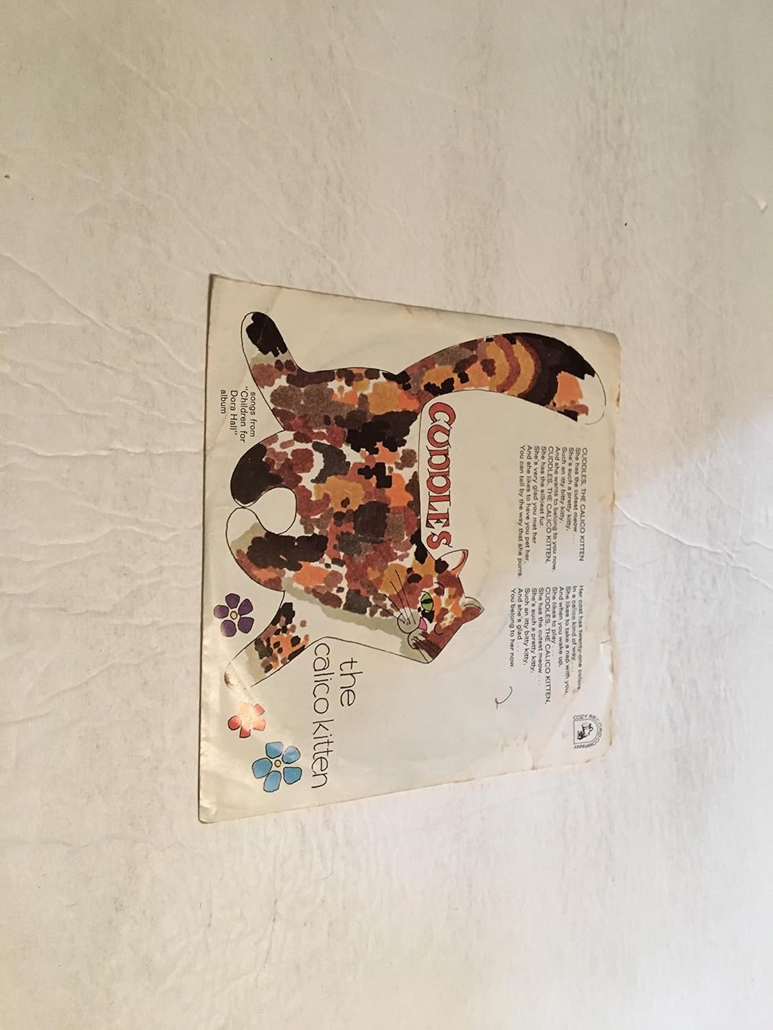 DOCTOR SNIFFLE SWIPERCUDDLES THE CALICO KITTEN 7 INCH