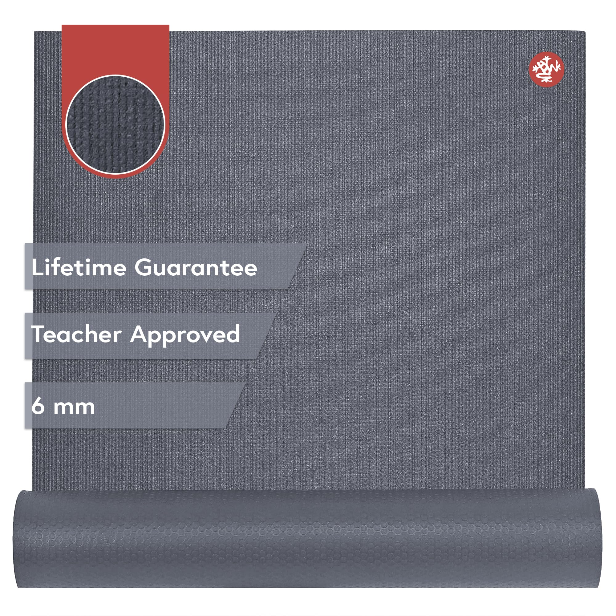 Manduka PRO Yoga Mat - 6mm | Lifetime Durability | Hygienic Construction | Premium Studio Quality | Teacher Approved