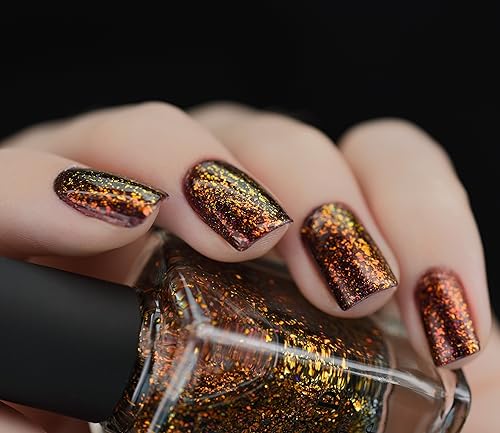 Miniatura 1923 de ILNP Madison Ave Esmalte de uñas holográfico metálico rosa antiguo