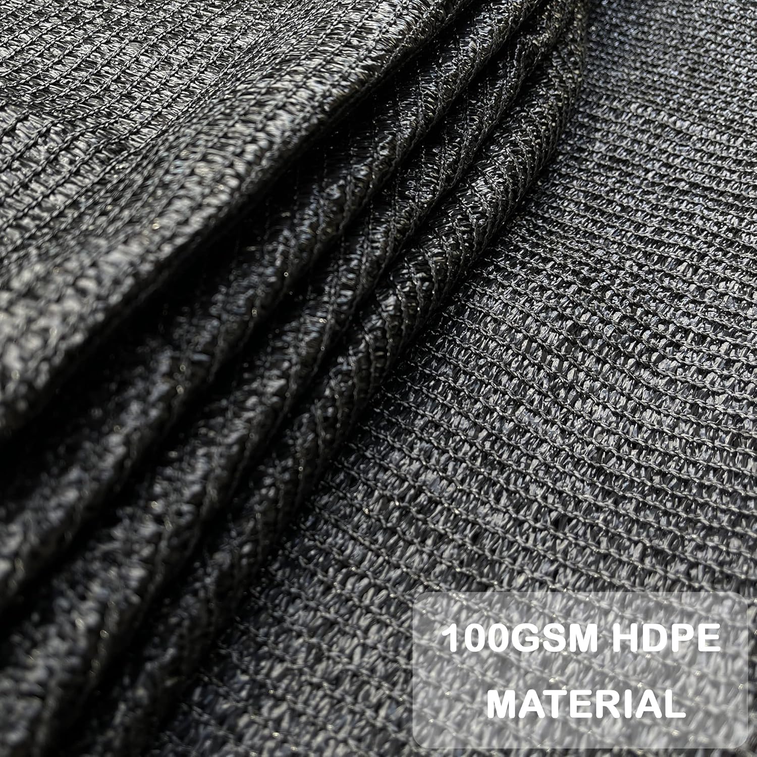 75% UV Protection Shade Cloth for Garden Plants - Sun Block Greenhouse Net with Black Trim and Grommets(6x20 ft)