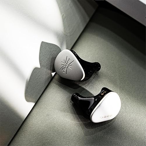 Miniatura 9 de Linsoul Kiwi Ears Quinteto in Ear Monitor, 1DD + 2BA + 1 Planar + 1 PZT Hybrid Driver Earphone, con cable OFC chapado en plata desmontable, placa