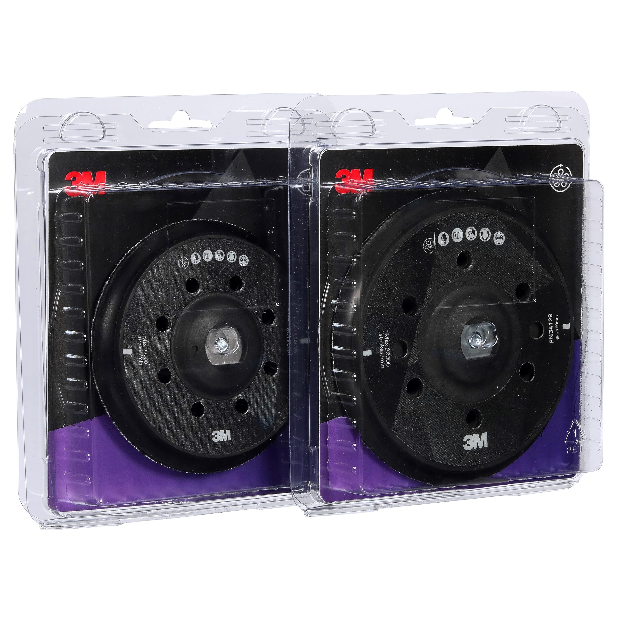 Platorello per lucidatrice rotorbitale 3M Perfect-It, 150 mm (6 in), 34129