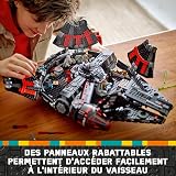 LEGO Star Wars 75389 The Dark Falcon - Play and Display Building Toy with Spring-Loaded Shooters, Cannons & 6 Minifigures incl. C-3PO - Gift for 10+ Year Old Boys & Adult Fans - 3