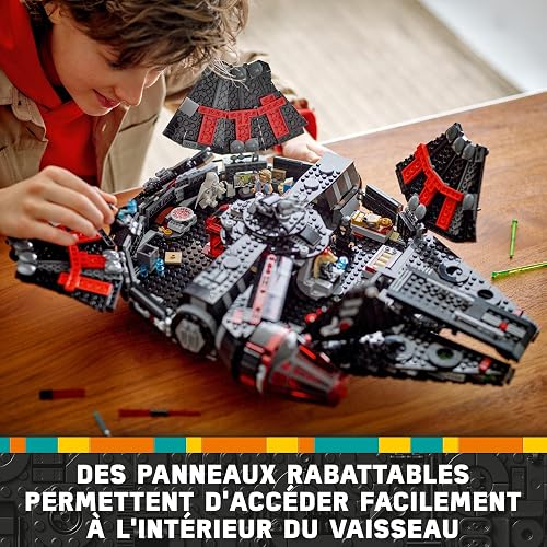 LEGO Star Wars 75389 The Dark Falcon - Play and Display Building Toy with Spring-Loaded Shooters, Cannons & 6 Minifigures incl. C-3PO - Gift for 10+ Year Old Boys & Adult Fans - 3