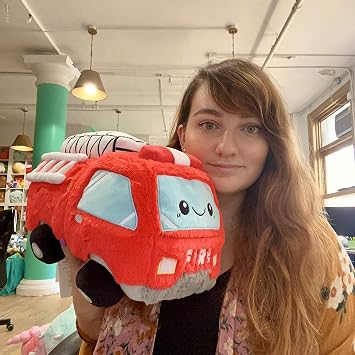 Squishable - GO! Fire Truck - Go! Collection - 12 in - Soft Toy Collectible Stuffed Animal