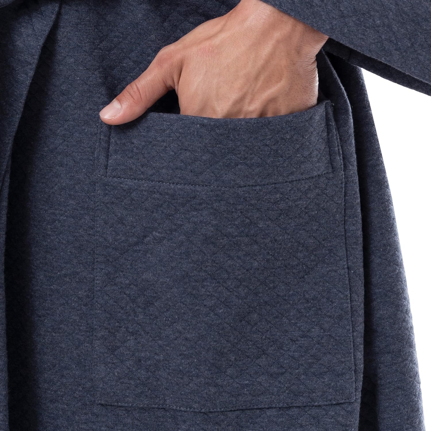 IZOD Men's Quilted Kimono Robe