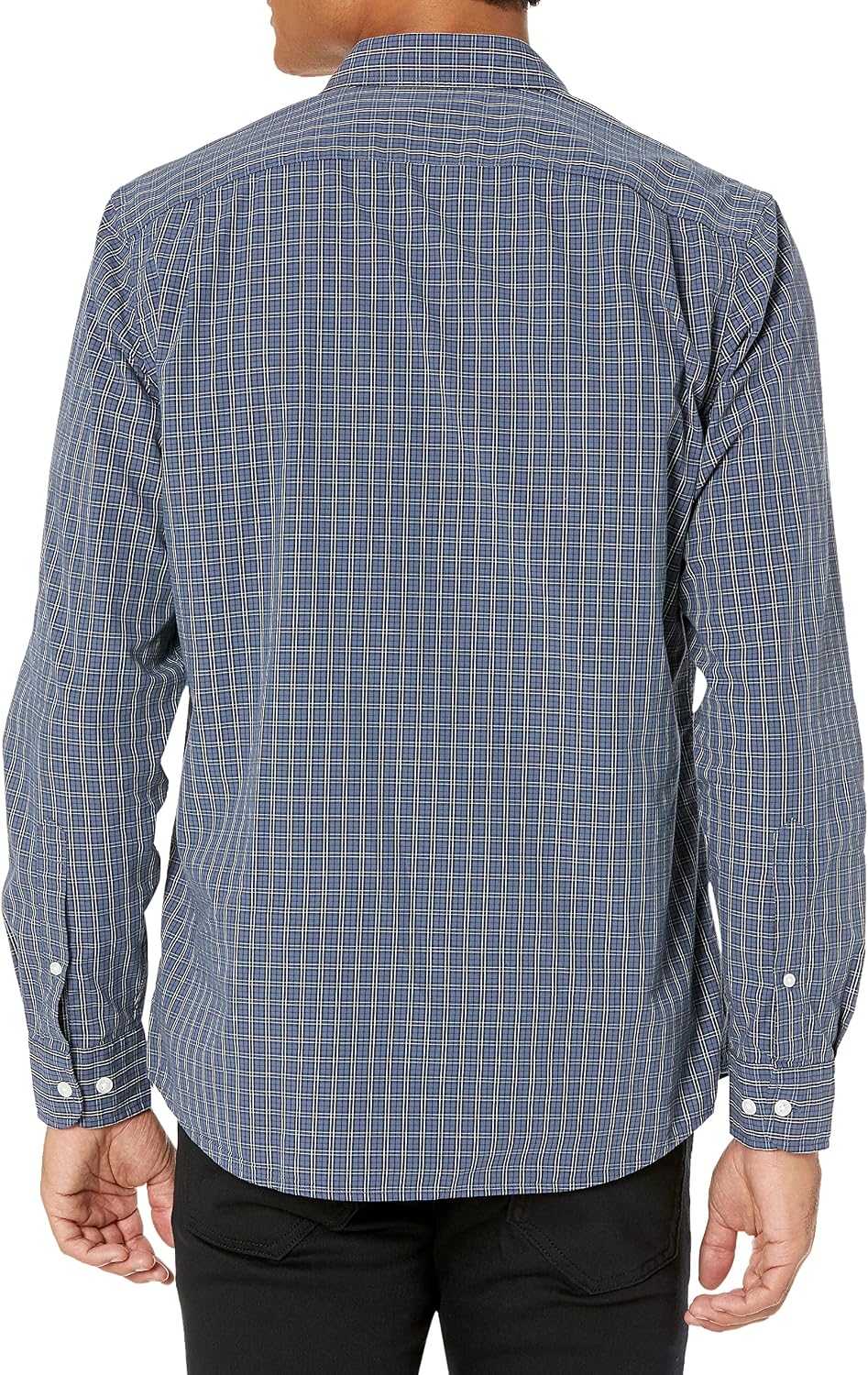 Goodthreads Men's Standard-Fit Long-Sleeve Gingham Poplin Shirt