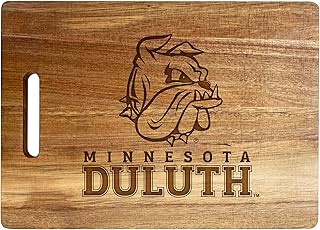 Minnesota Duluth Bulldogs Engraved Wooden Cutting Board 10" x 14" Acacia Wood - Large Engraving Officially Licensed Collegiate Product