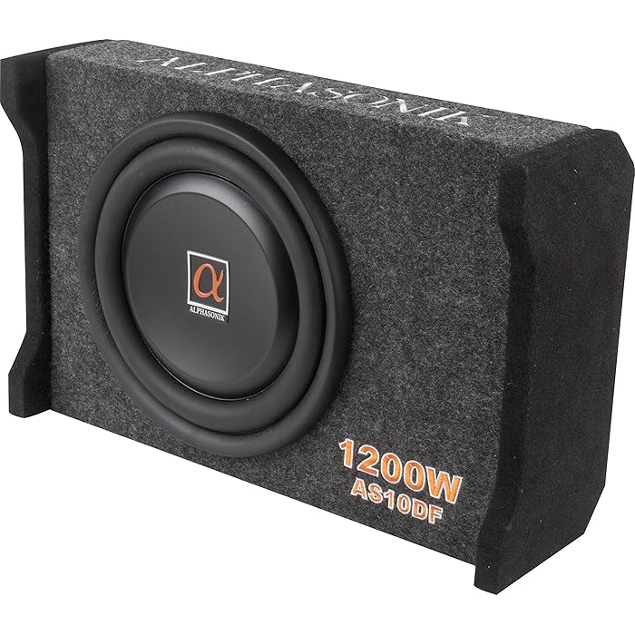 Buy ALPHASONIK AS10DF 10 inch 1200 Watts 4Ohm Down Fire Shallow Mount