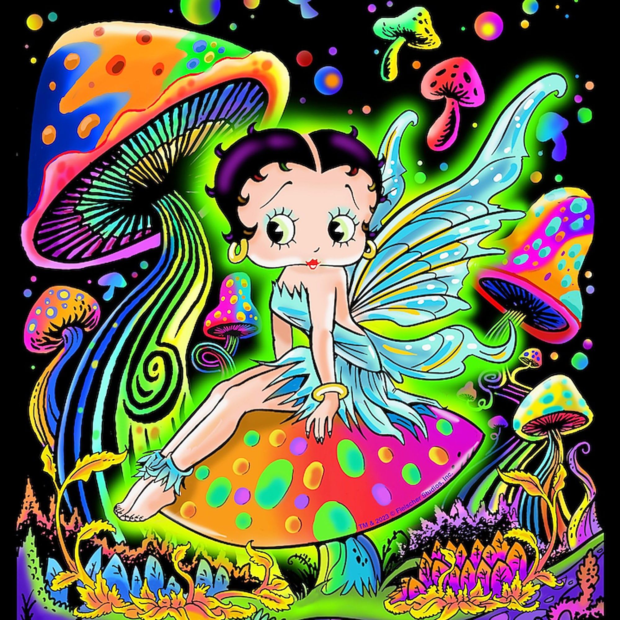 Amazon.com: CafePress Betty Boop Mushroom Fairy Photo Wall Tile