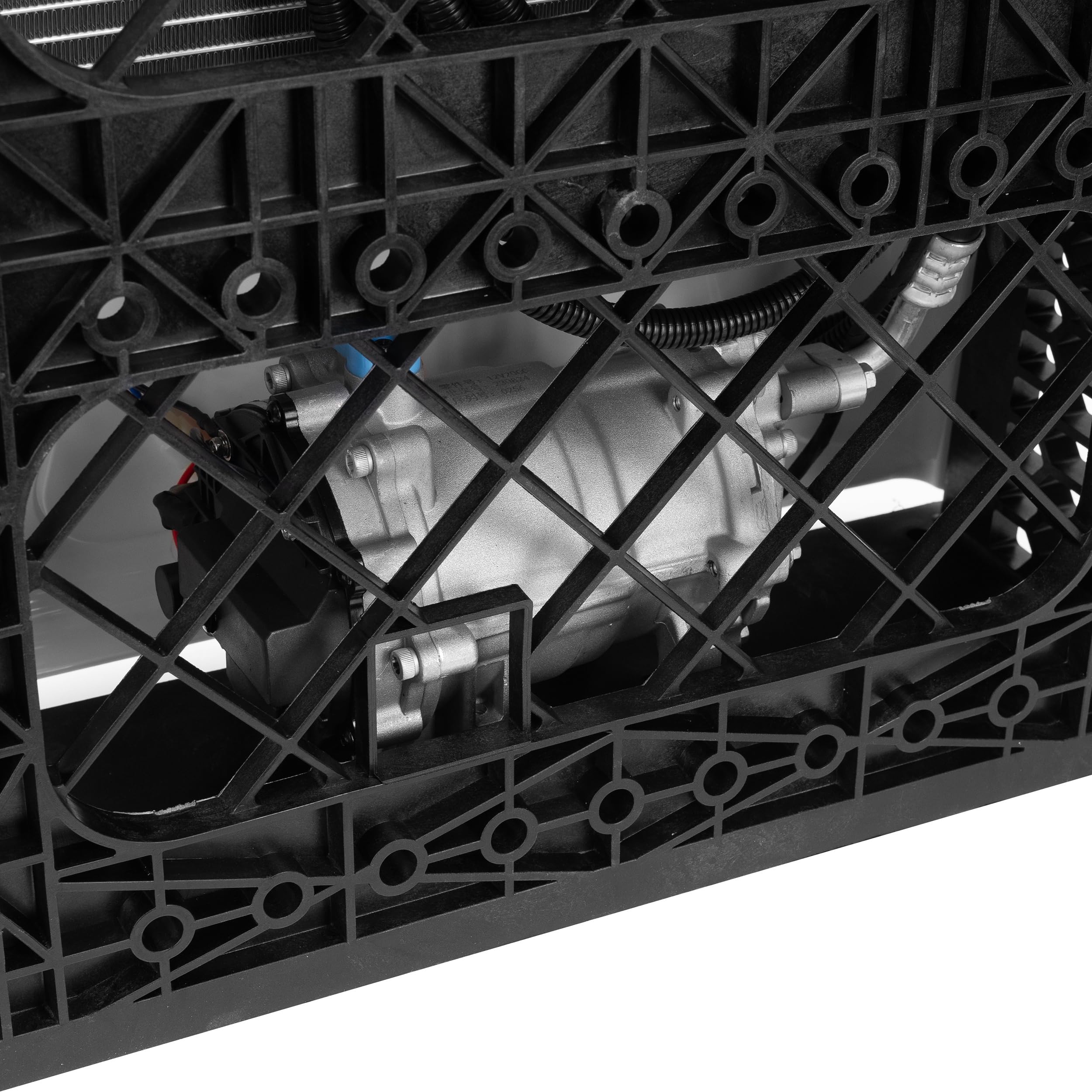 Parcheggio D'Aria Condizionata 12V DC, Refrigerante Condizionatore da Tetto, Elettrico Aria Condizionata per Camper, Escavatore, Trattore, Veicoli agricoli, Bianco