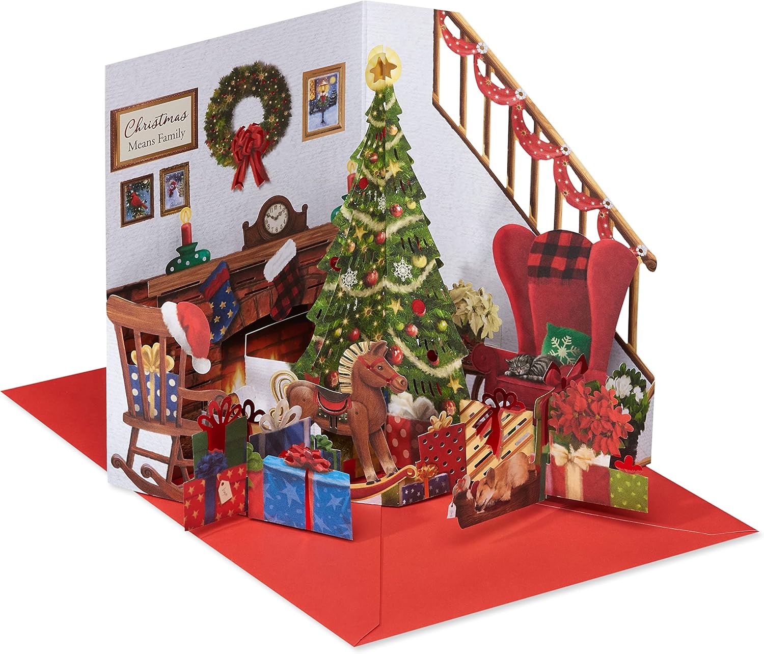 American Greetings Magic Moments Pop Up Christmas Card (Sharing Christmas With You)