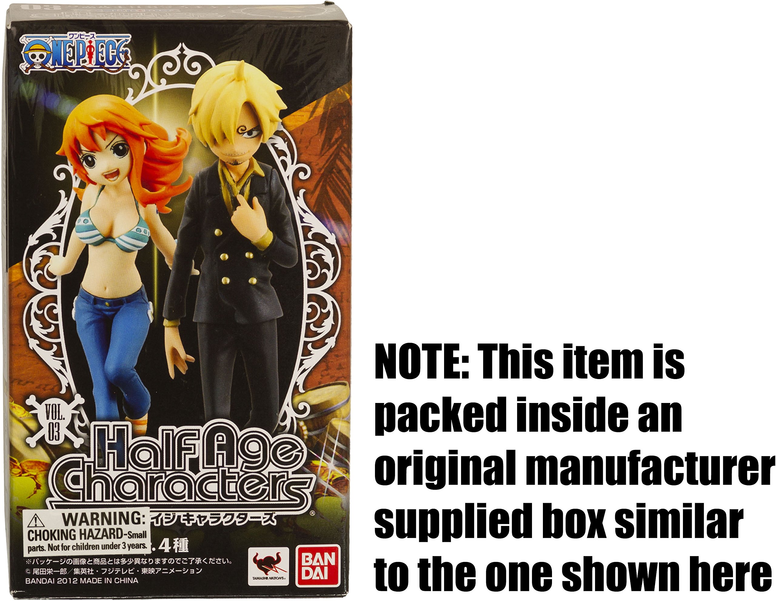 Half Age Characters フィギュアセット ワンピース 4箱 Amazon.com: One Piece Sanji: ~3.8