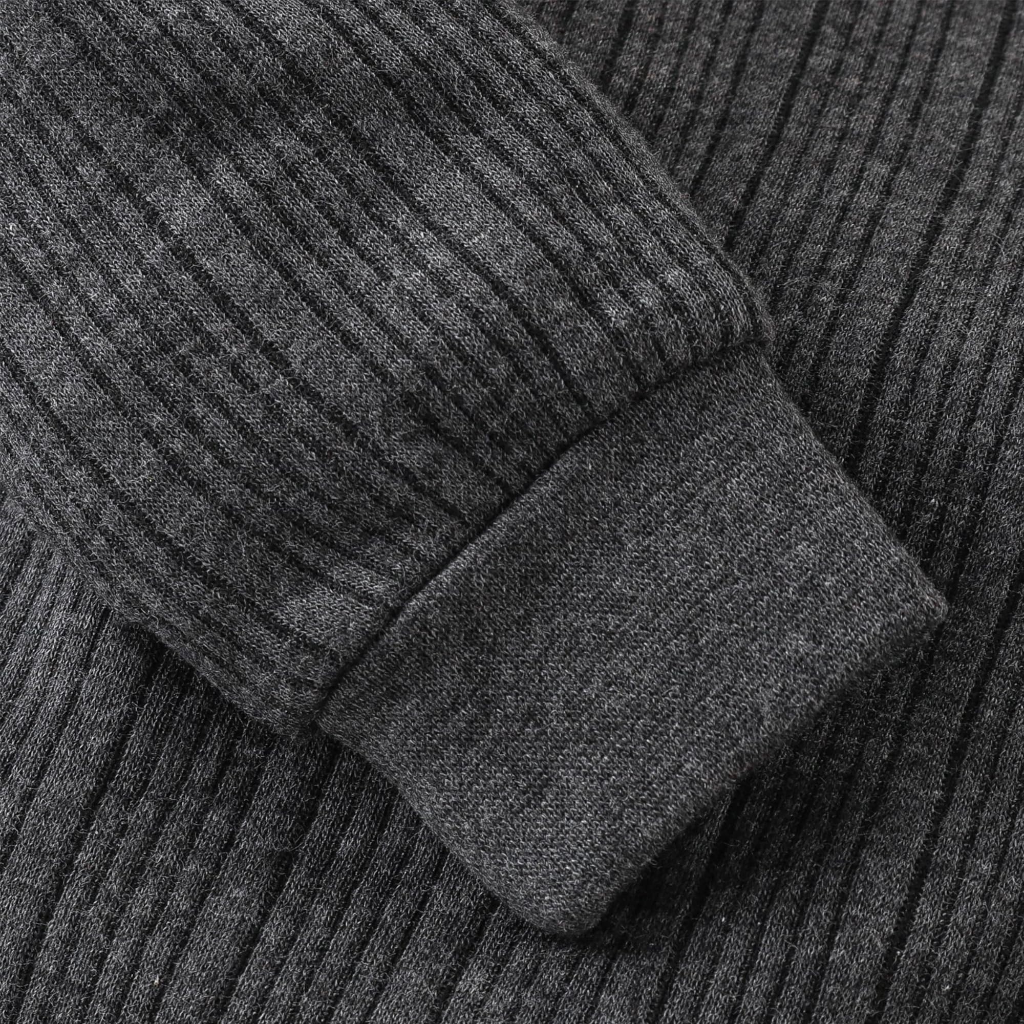 minmum Kids Unisex Baby Boys & Girls Winter Wear Thermal Set with Round Neck Full Sleeve Top and Pajami with Grip (2-3 Years, Dark Grey) - Image 4 thumbnail