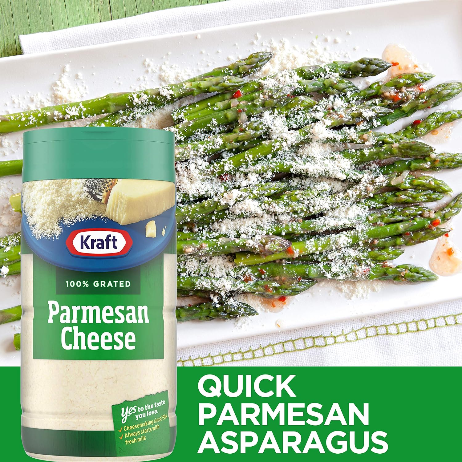 Kraft 100% Grated Parmesan Cheese Shaker (8 oz Bottle)