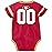 NFL San Francisco 49Ers Team Jersey Bodysuit, red San Francisco 49Ers New, 18 Months