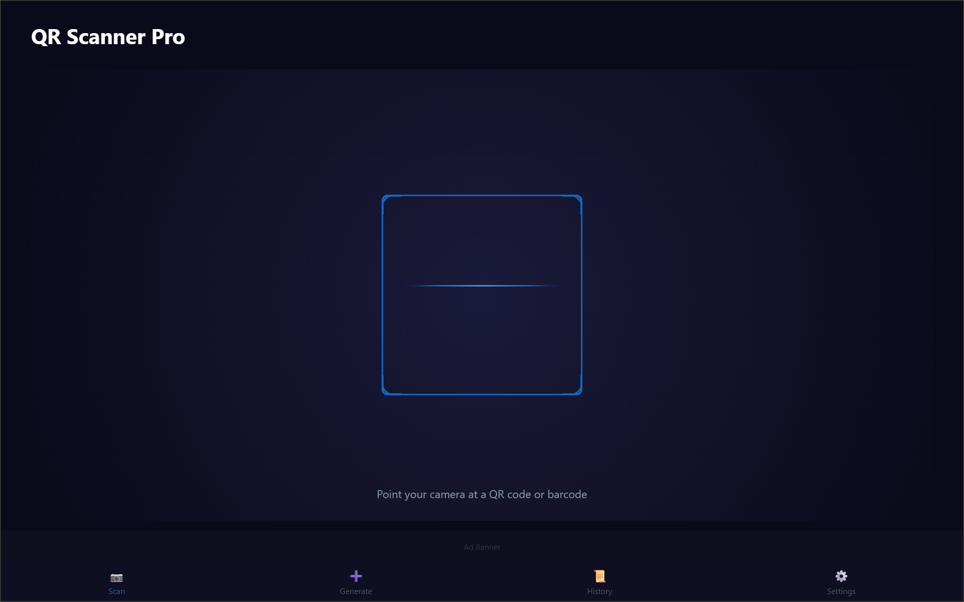 QR Scanner Pro - QR Code Reader, Barcode Scanner & QR Generator Free ...